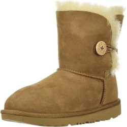 Bottes UGG Enfant Mixte Bailey Button II Mouton Teint Artificiel