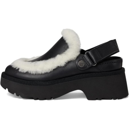 UGG Esmee Leather Clog Semelle Extérieure Adhérente
